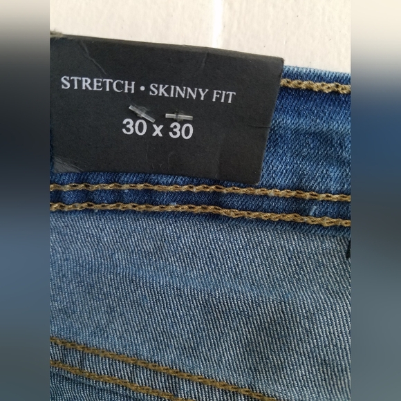 NWT Truth.Substance Common Sense Men's Blue Distressed Skinny Jeans Size 30x30 - Picture 6 of 12